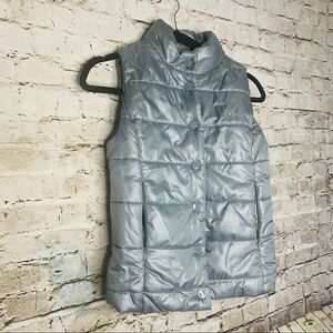 Converse One Star Grey Puff Vest sz XS